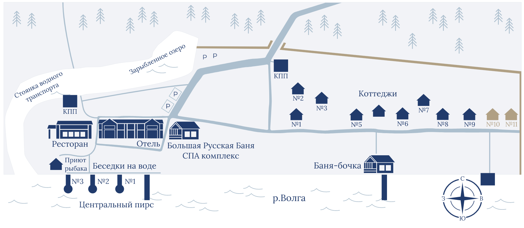 Схема отеля Тирс